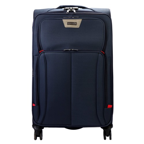 Mocne materiałowe walizki podróżne damskie Pierre Cardin LEE02 3063 x3 Z