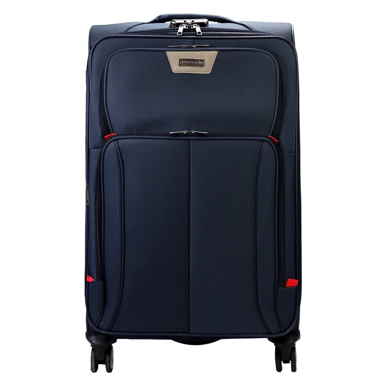 Mocne materiałowe walizki podróżne damskie Pierre Cardin LEE02 3063 x3 Z