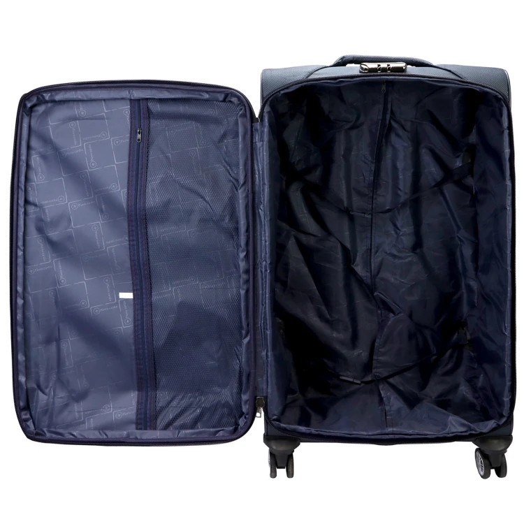 Mocne materiałowe walizki podróżne damskie Pierre Cardin LEE02 3063 x3 Z