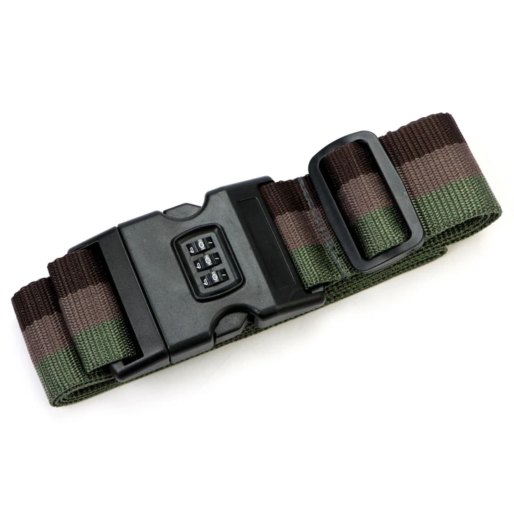 Pas bagażowy Gregorio do walizki z kodem szyfrowym Luggage Strap D3