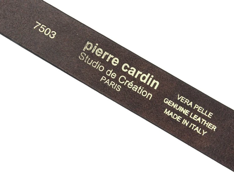 męski pasek z prawdziwej skóry Pierre Cardin VNG 7503