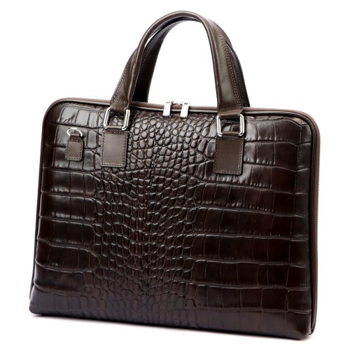 Skórzana damska teczka Camilla 777 CROCO