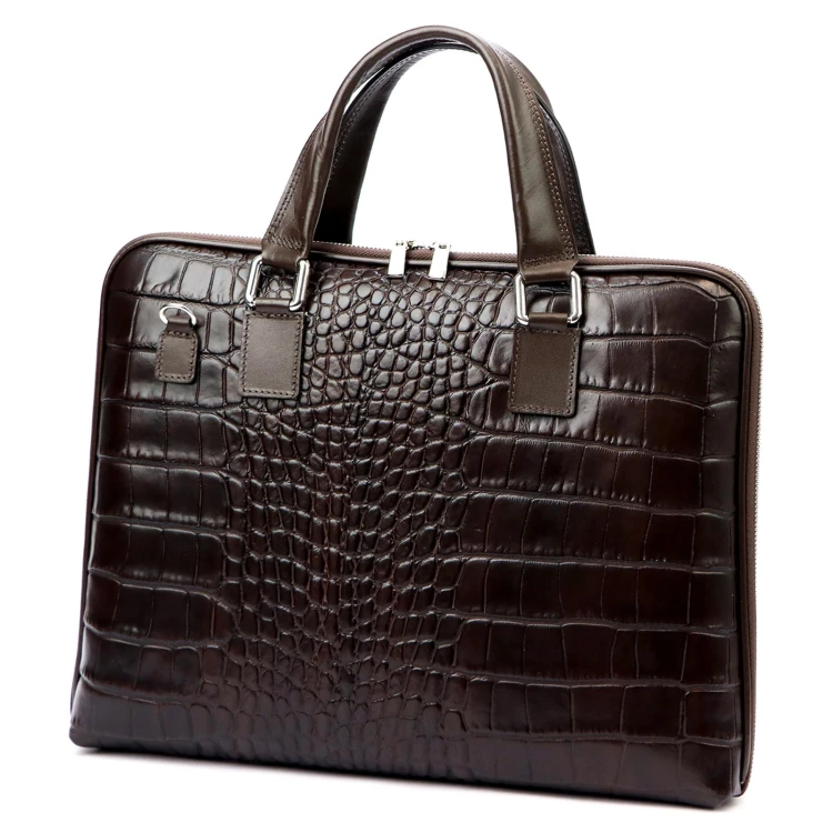 Skórzana damska teczka Camilla 777 CROCO