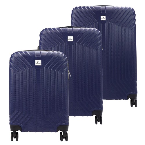 Mocna walizka damska z ABSu Pierre Cardin ISTANBUL MED10 x3 Z