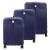 Mocna walizka damska z ABSu Pierre Cardin ISTANBUL MED10 x3 Z