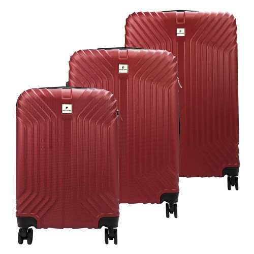 Mocna walizka damska z ABSu Pierre Cardin ISTANBUL MED10 x3 Z