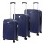 Mocna walizka damska z ABSu Pierre Cardin ISTANBUL MED10 x3 Z