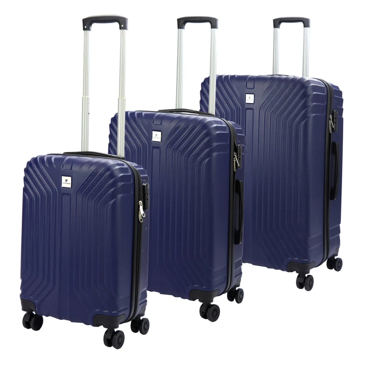 Mocna walizka damska z ABSu Pierre Cardin ISTANBUL MED10 x3 Z