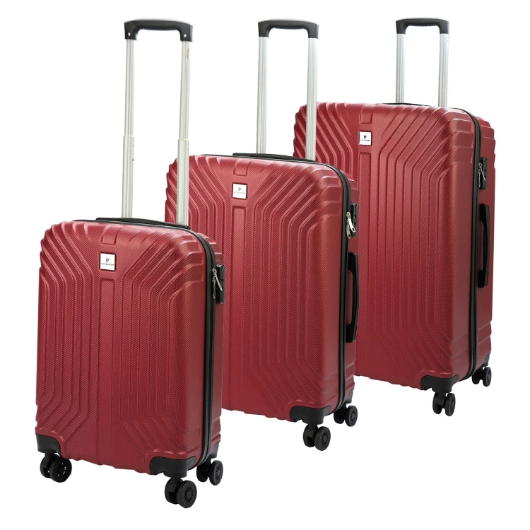 Mocna walizka damska z ABSu Pierre Cardin ISTANBUL MED10 x3 Z
