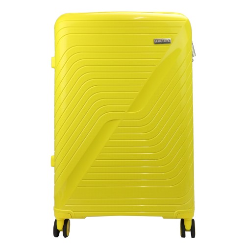 Mocna walizka damska z ABSu Pierre Cardin LEE01 PP12 106 x3 Z
