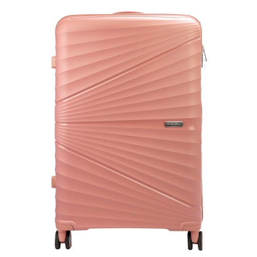 Mocna walizka damska z ABSu Pierre Cardin LEE01 PP02 102 x3 Z