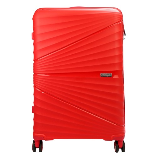 Mocna walizka damska z ABSu Pierre Cardin LEE01 PP02 102 x3 Z