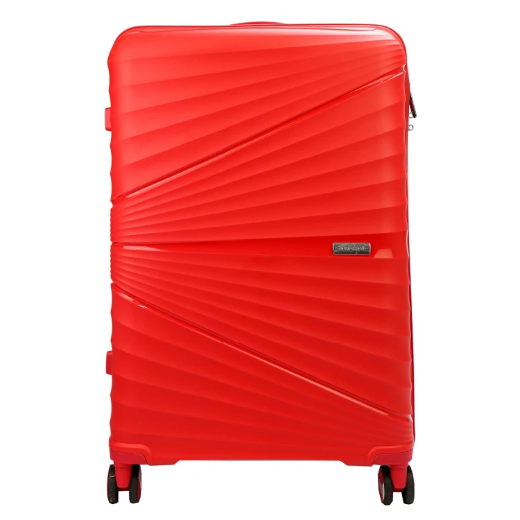 Mocna walizka damska z ABSu Pierre Cardin LEE01 PP02 102 x3 Z
