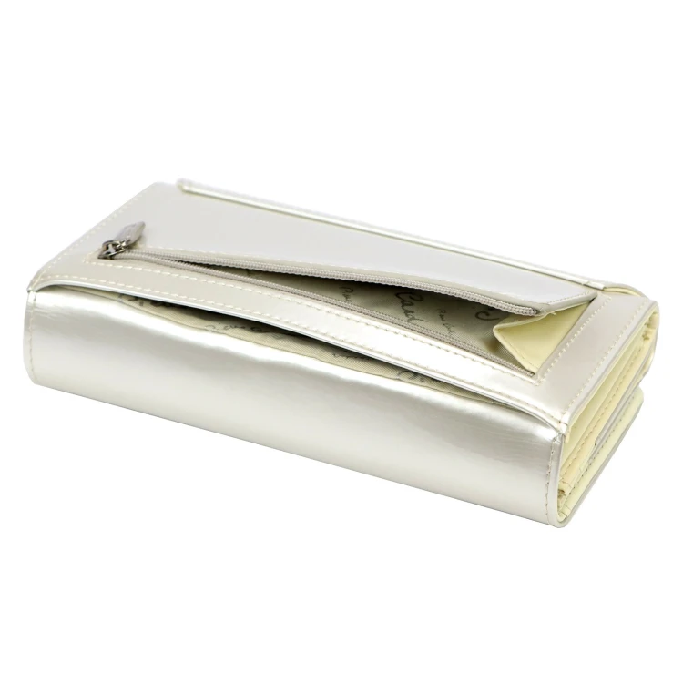 skóra naturalna + Damski portfel ze skóry ekologicznej Pierre Cardin 07 SHINY 102