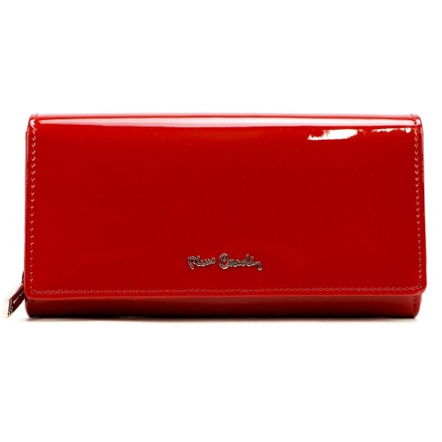 skóra naturalna + Damski portfel ze skóry ekologicznej Pierre Cardin 07 SHINY 106