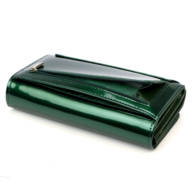 skóra naturalna + Damski portfel ze skóry ekologicznej Pierre Cardin 07 SHINY 102