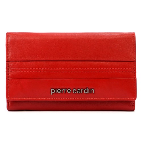 Podłużny skórzany portfel damski Pierre Cardin TILAK130 455 RFID