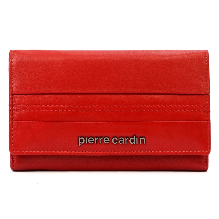 Podłużny skórzany portfel damski Pierre Cardin TILAK130 455 RFID