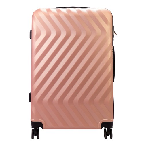 Mocna walizka damska z ABSu Pierre Cardin MED12 x3 Z