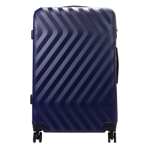 Mocna walizka damska z ABSu Pierre Cardin MED12 x3 Z