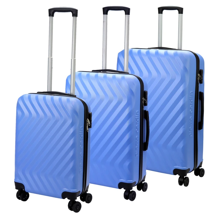 Mocna walizka damska z ABSu Pierre Cardin MED12 x3 Z