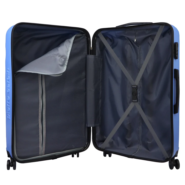 Mocna walizka damska z ABSu Pierre Cardin MED12 x3 Z