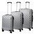 Mocna walizka damska z ABSu Pierre Cardin MED12 x3 Z