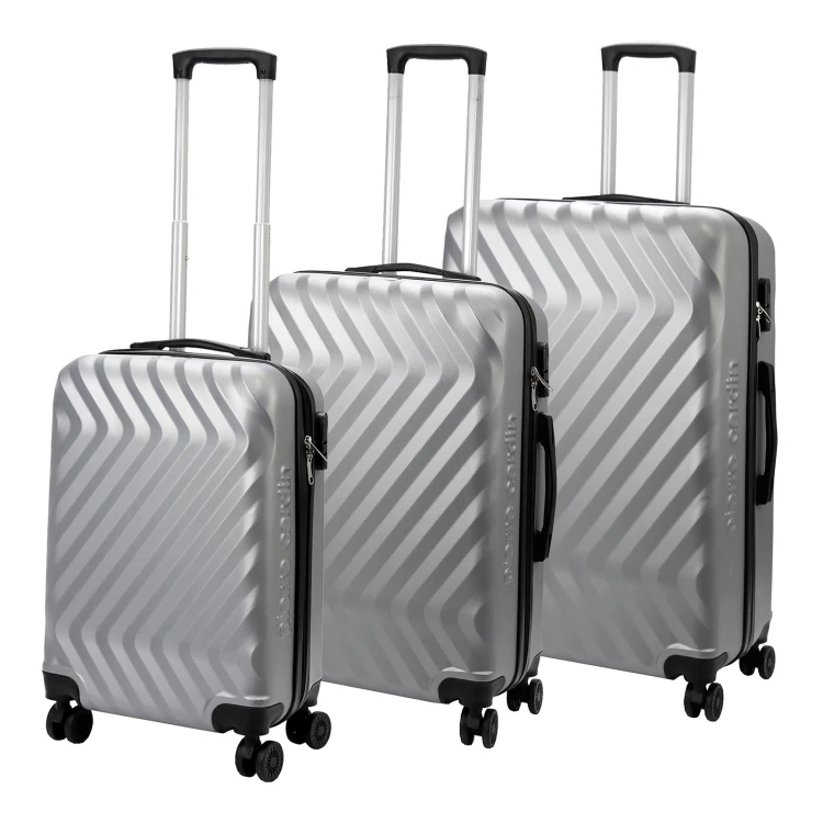 Mocna walizka damska z ABSu Pierre Cardin MED12 x3 Z
