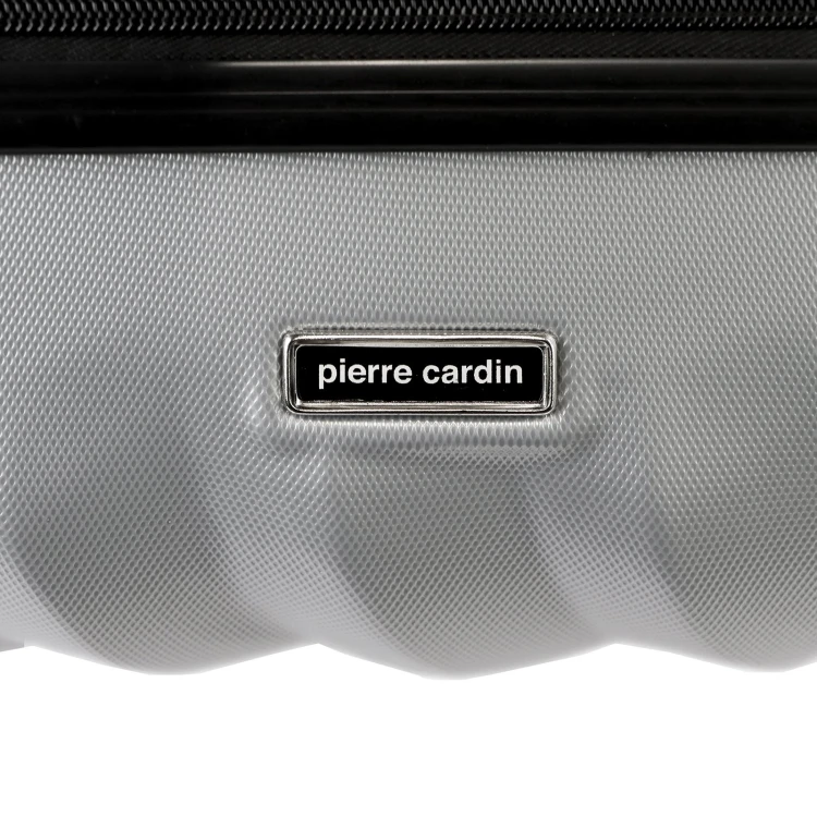 Mocna walizka damska z ABSu Pierre Cardin MED12 x3 Z