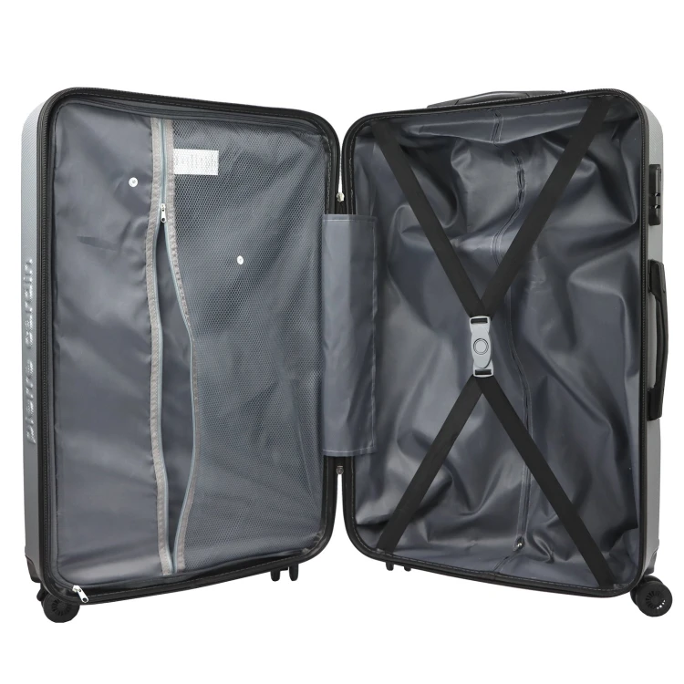 Mocna walizka damska z ABSu Pierre Cardin MED12 x3 Z