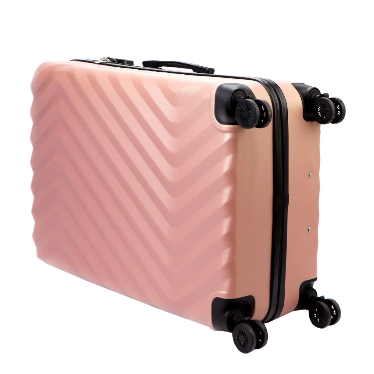 Mocna walizka damska z ABSu Pierre Cardin MED12 x3 Z