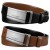 Meski zestaw prezentowy skóra naturalna Peterson PTN KL-B006-S001 BLACK-BROWN