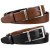 Meski zestaw prezentowy skóra naturalna Peterson PTN KL-B001-S001 BLACK-BROWN