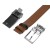 Meski zestaw prezentowy skóra naturalna Peterson PTN KL-B005-S001 BLACK-BROWN