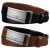 Meski zestaw prezentowy skóra naturalna Peterson PTN KL-B006-S001 BLACK-BROWN