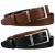 Meski zestaw prezentowy skóra naturalna Peterson PTN KL-B006-S001 BLACK-BROWN