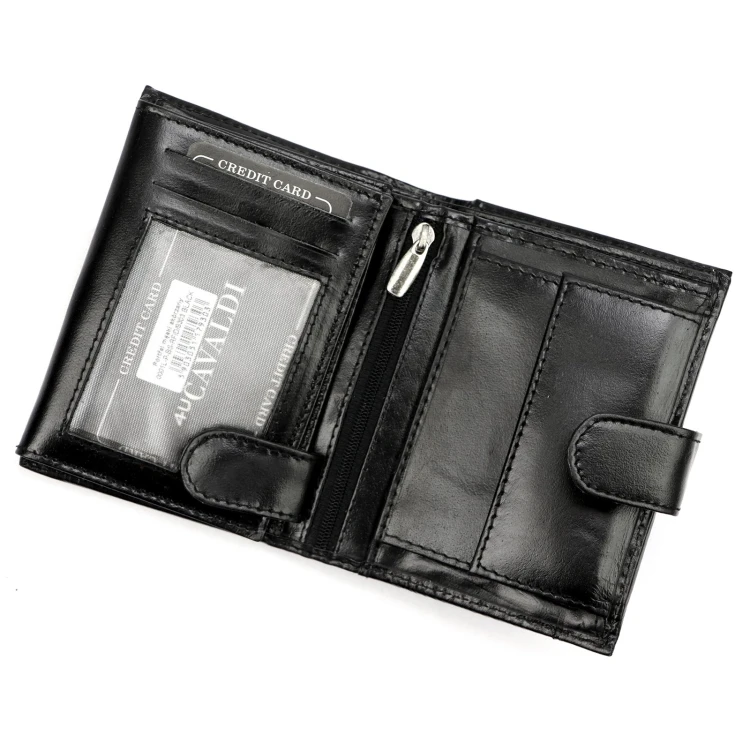 Skórzany męski portfel Cavaldi 0001L-P-BS RFID