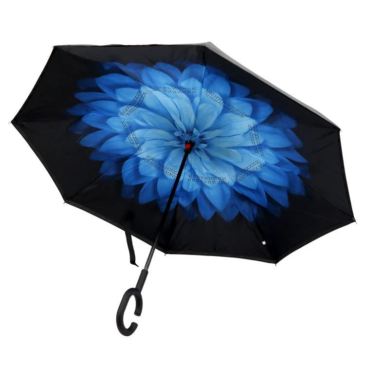 Damski automatyczny parasol w kwiaty Yili 6802