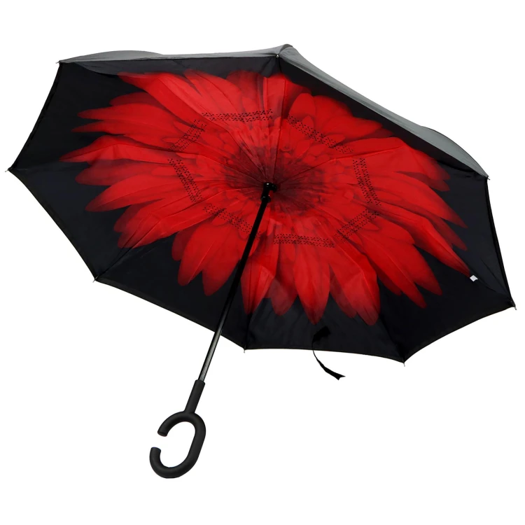 Damski automatyczny parasol w kwiaty Yili 6802