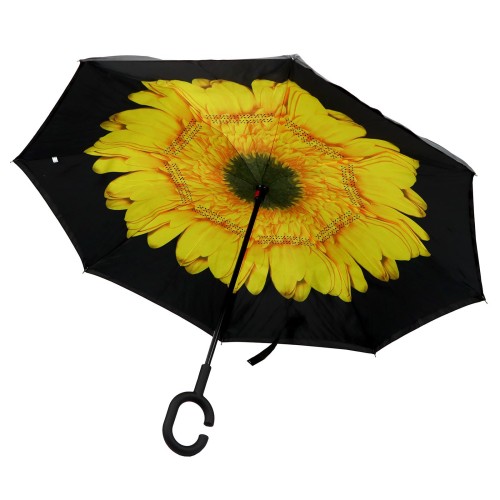 Damski automatyczny parasol w kwiaty Yili 6802