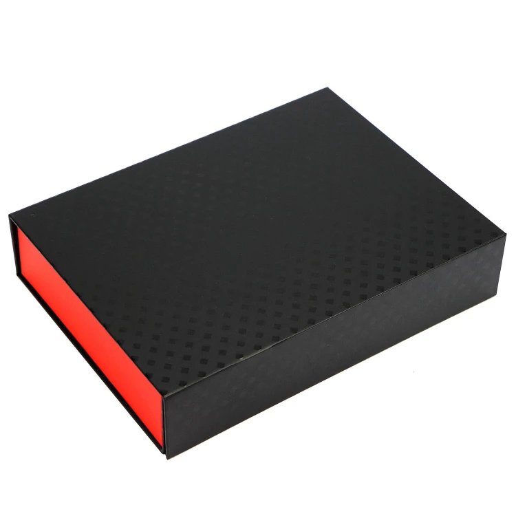 Czarne pudełko prezentowe Nordee Box#1 25,5 × 19 cm