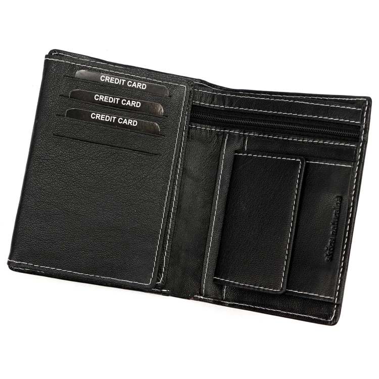 Skórzany męski portfel Money Kepper CC 5400