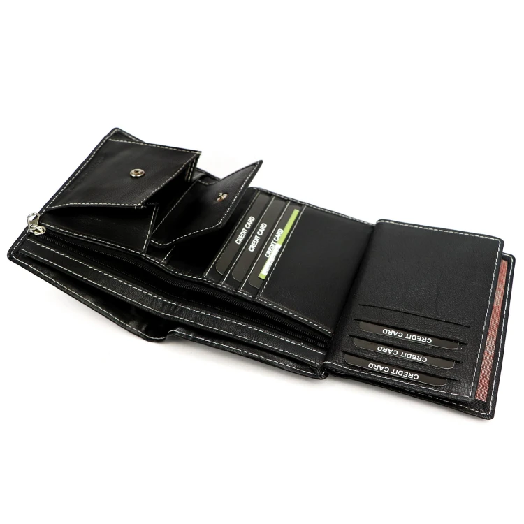 Skórzany męski portfel Money Kepper CC 5400