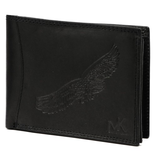 Skórzany męski portfel Money Kepper CDD 5600 BIRD
