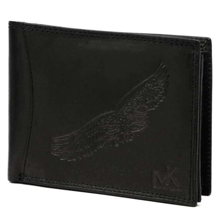 Skórzany męski portfel Money Kepper CDD 5600 BIRD