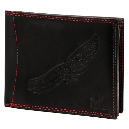 Skórzany męski portfel Money Kepper CDD 5600 BIRD