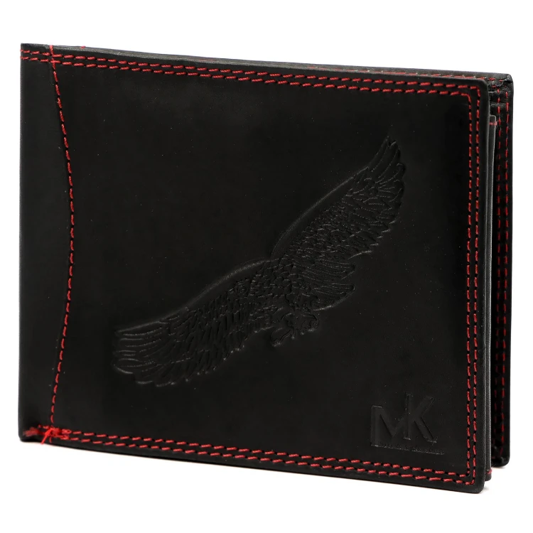Skórzany męski portfel Money Kepper CDD 5600 BIRD