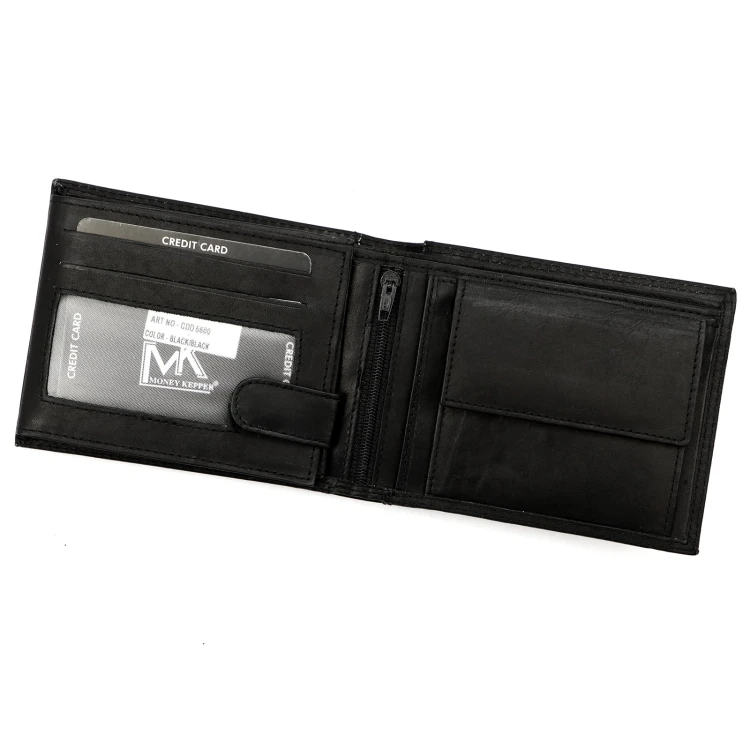 Skórzany męski portfel Money Kepper CDD 5600 BIRD