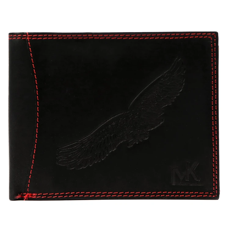 Skórzany męski portfel Money Kepper CDD 5600 BIRD