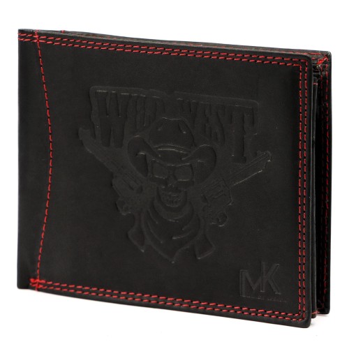 Skórzany męski portfel Money Kepper CDD 5600 WILD WEST